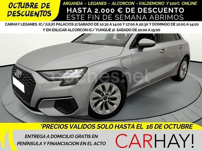 Gris / plata Usado 2021 Audi A3 Sportback e-tron Advanced Plus Berlina | 21.790 € (Buen precio) - Imagen 1/4