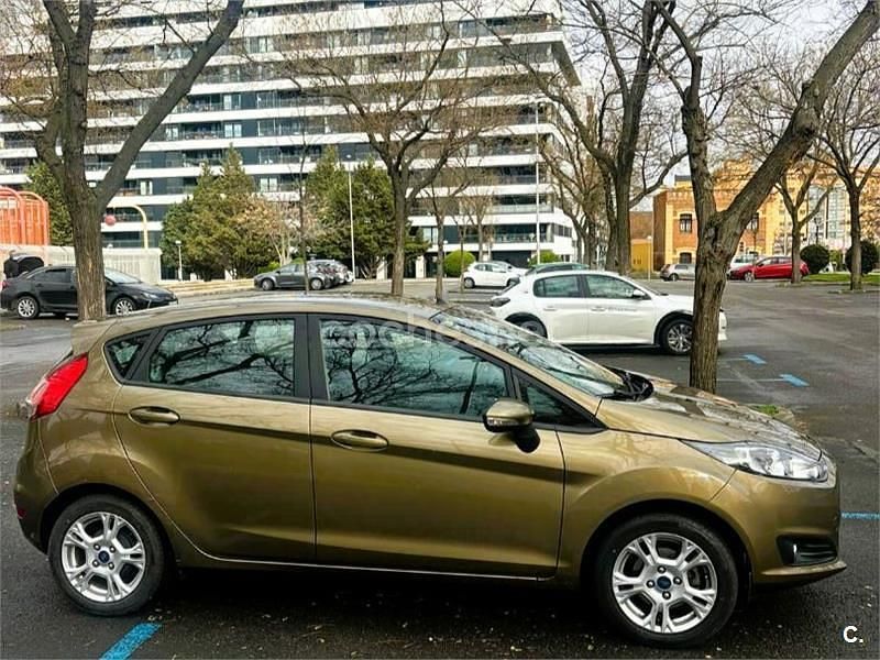 Usado Ford Fiesta Trend 82 CV (60 kW) 2014 Marrón Berlina