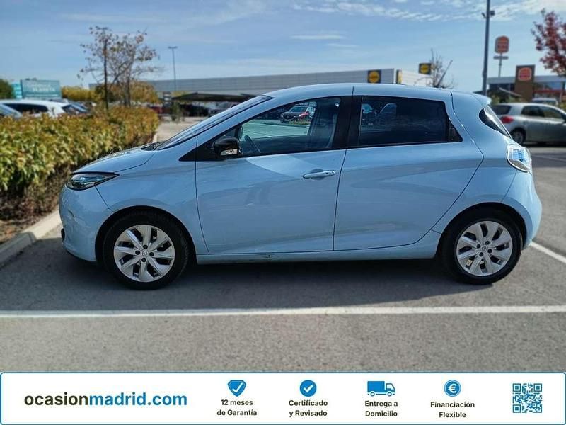 Begagnad Renault Zoe Intens 64 kW (88 HK) 2016 Blå Halvkombi