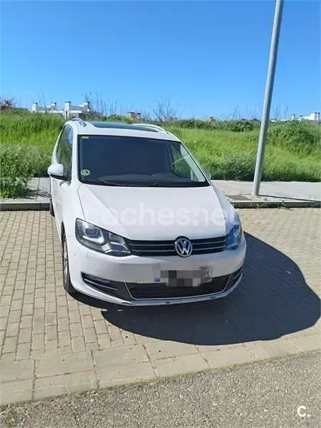 Usado VW Sharan Sport 177 CV (130 kW) 2014 Blanco Monovolumen