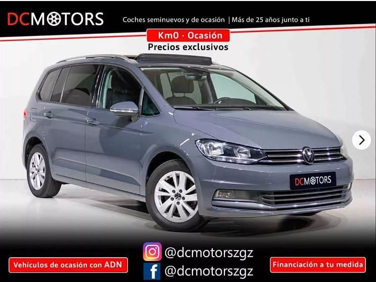 Gris Usado 2021 VW Touran Advance Monovolumen | 27.900 € (Caro) - Imagen 1/1
