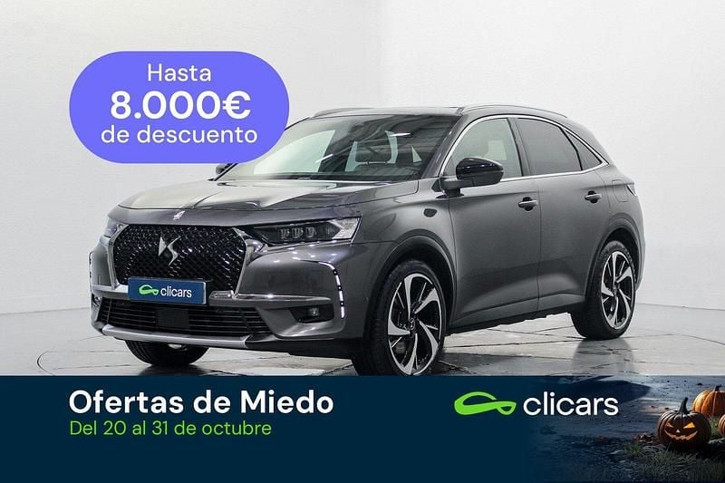 Gris Usado 2021 DS Automobiles DS7 Crossback Rivoli SUV | 23.990 € (Precio justo) - Imagen 1/4