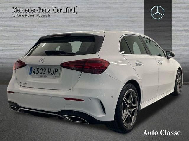 Usado Mercedes A200 AMG line 150 CV (110 kW) 2023 Blanco polar Berlina