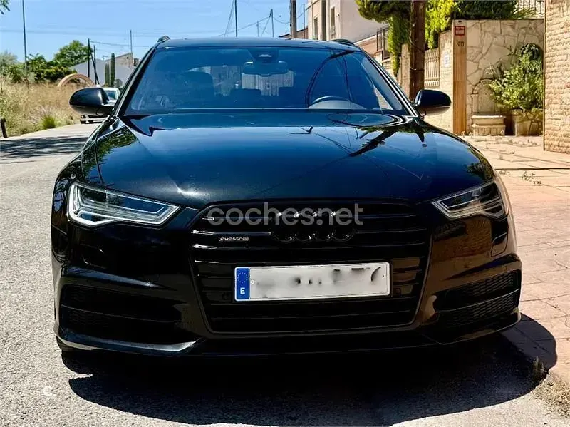 Usado Audi A6 S-Line 218 CV (160 kW) 2017 Negro Familiar