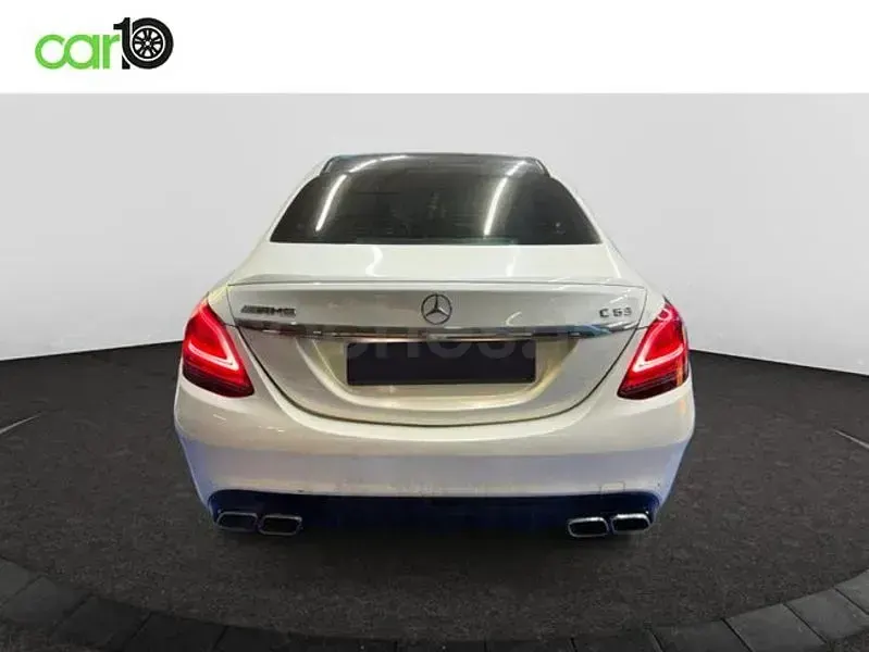 Usado Mercedes C63 AMG 476 CV (350 kW) 2020 Blanco Berlina