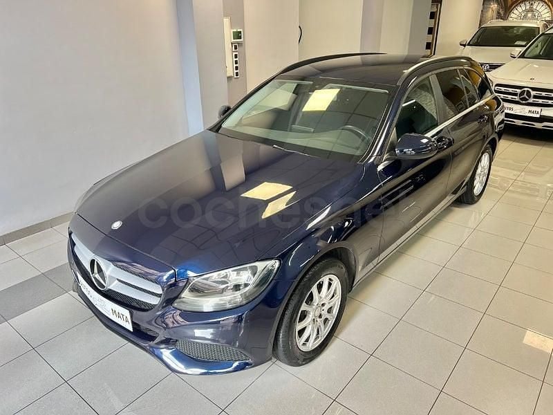 Usado Mercedes C220 170 CV (125 kW) 2016 Azul Familiar