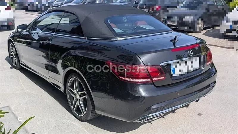 Usado Mercedes E250 Avantgarde 204 CV (150 kW) 2014 Negro Descapotable