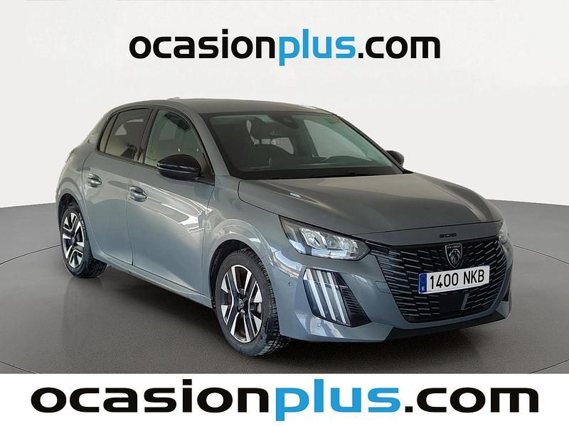 Usado Peugeot 208 Allure 102 CV (75 kW) 2024 Gris Utilitario