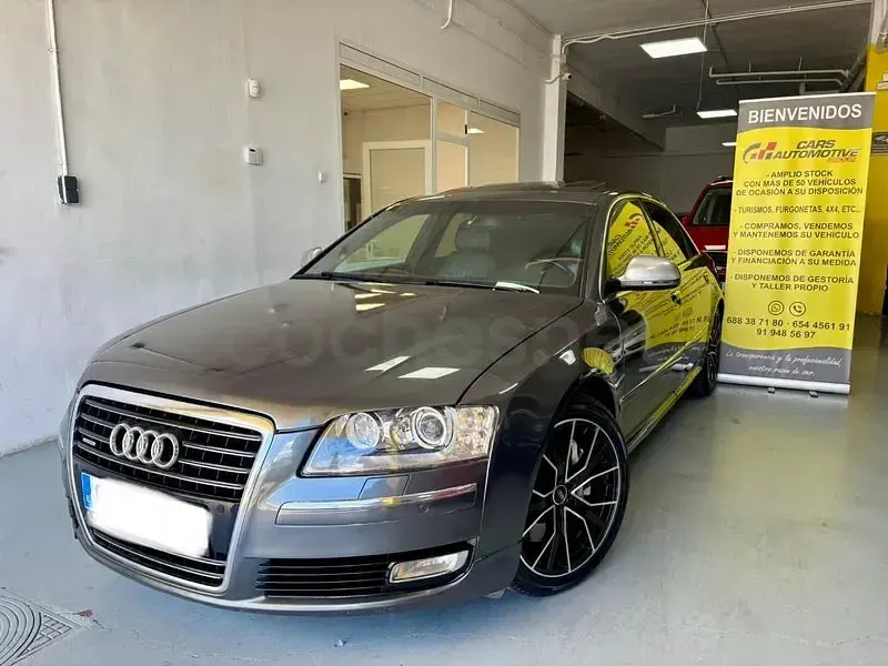 Usado Audi A8 S-Line 326 CV (239 kW) 2008 Gris / plata Berlina
