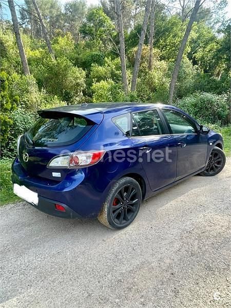 Usado Mazda 3 Active 105 CV (77 kW) 2009 Azul Berlina