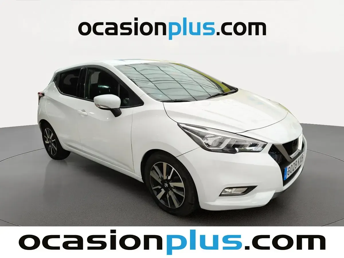 Usado Nissan Micra Acenta 90 CV (66 kW) 2019 Blanco Utilitario