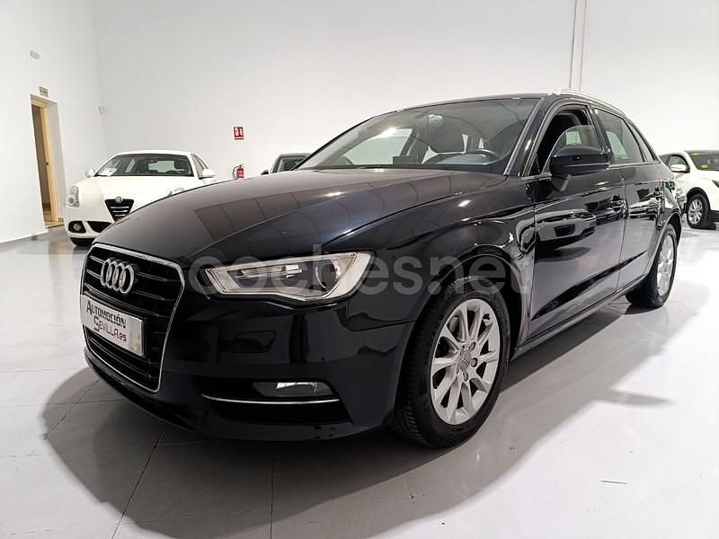 Negro Usado 2014 Audi A3 Sportback Attraction Berlina | 10.990 € (Super precio) - Imagen 1/4