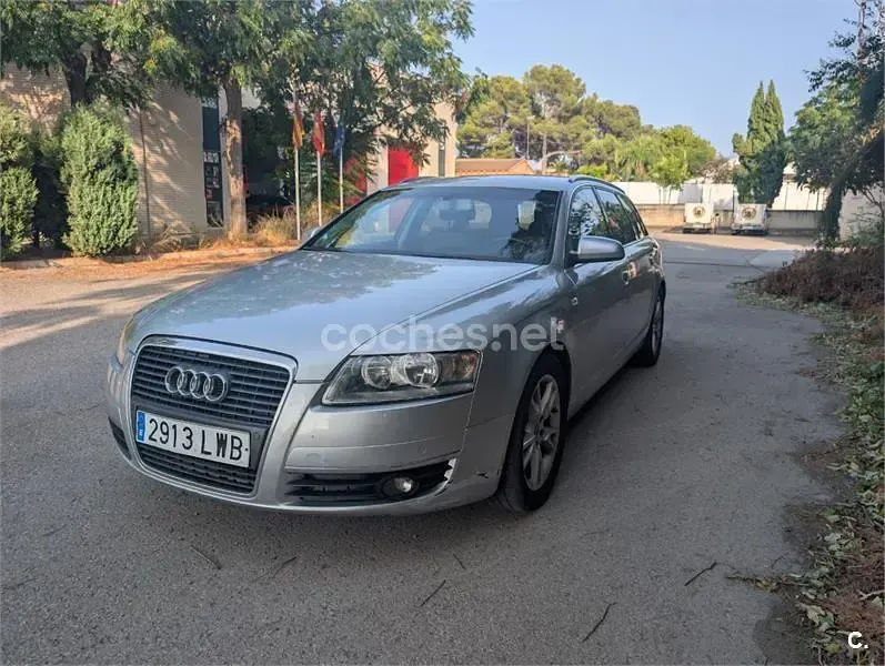 Usado Audi A6 190 CV (139 kW) 2009 Gris / plata Familiar