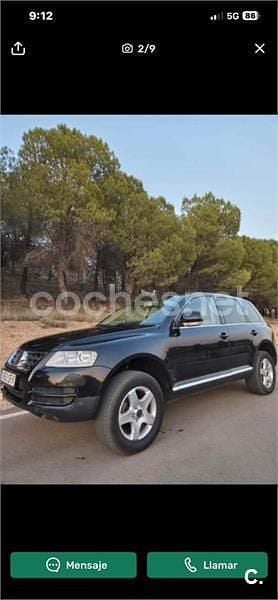 Usado VW Touareg R 174 CV (127 kW) 2004 Negro SUV