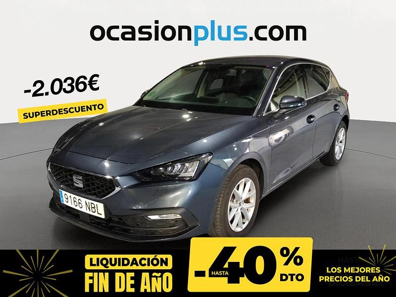 Gris Usado 2025 Seat Leon Style Berlina | 22.400 € (Buen precio) - Imagen 1/4