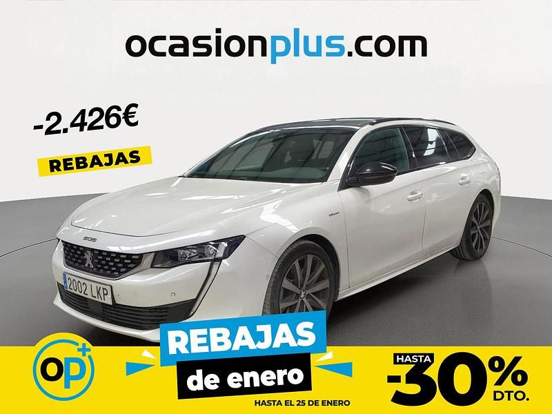 Blanco Usado 2020 Peugeot 508 GT-line Familiar | 18.990 € (Precio justo) - Imagen 1/4
