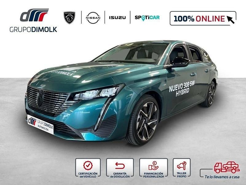 Azul Usado 2022 Peugeot 308 Allure Familiar | 29.900 € (Caro) - Imagen 1/4