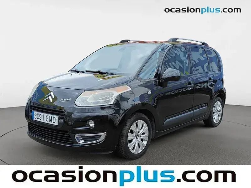 Negro Usado 2009 Citroën C3 Picasso Exclusive Monovolumen | 5900 € (Precio justo) - Imagen 1/4