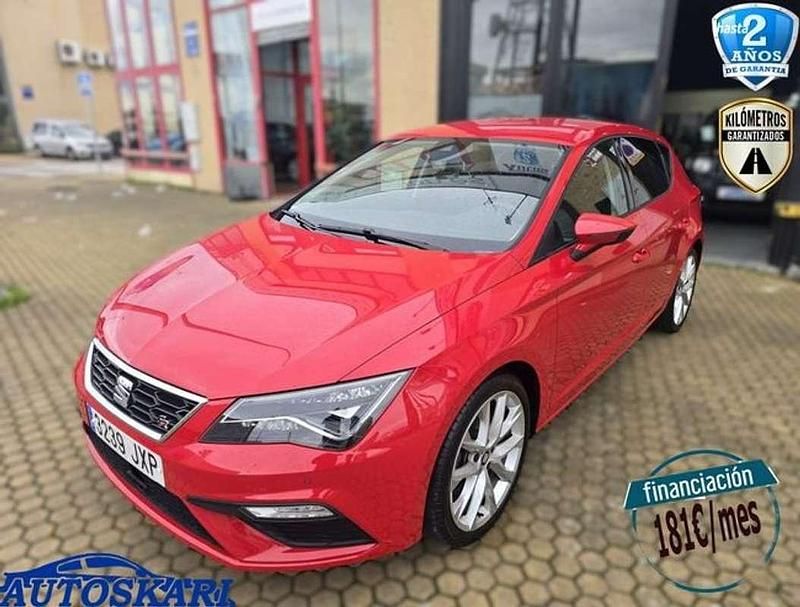Usado Seat Leon ST Style 150 CV (110 kW) 2017 Rojo Familiar