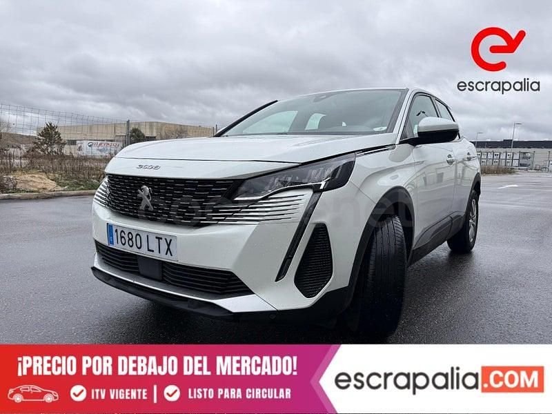 Usado Peugeot 3008 Active 130 CV (95 kW) 2021 Blanco SUV