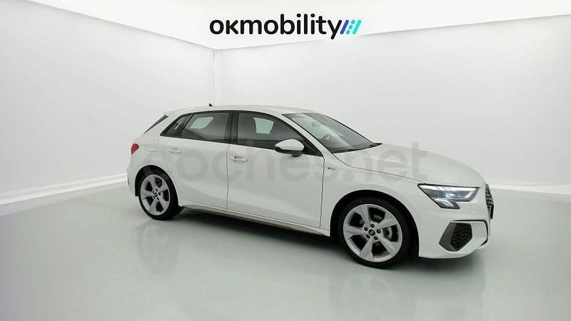 Usado Audi A3 S-Line 150 CV (110 kW) 2023 Blanco Berlina