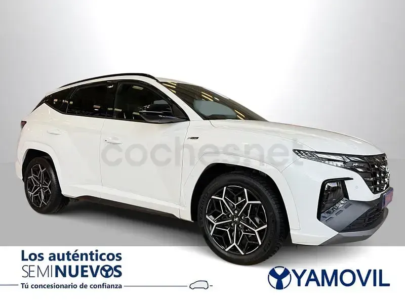 Usado Hyundai Tucson N Line 150 CV (110 kW) 2022 Blanco SUV