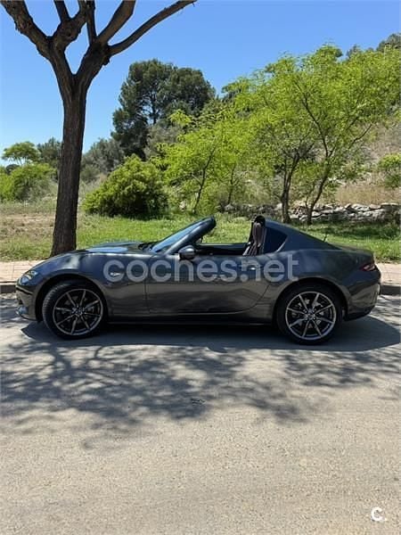 Gris / plata Usado 2017 Mazda MX5 Luxury Descapotable | 23.000 € (Precio justo) - Imagen 1/4