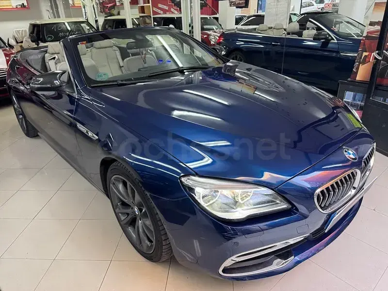Käytetty BMW 640 Cabriolet Comfort Edition 313 HP (230 kW) 2016 Sininen Avoauto