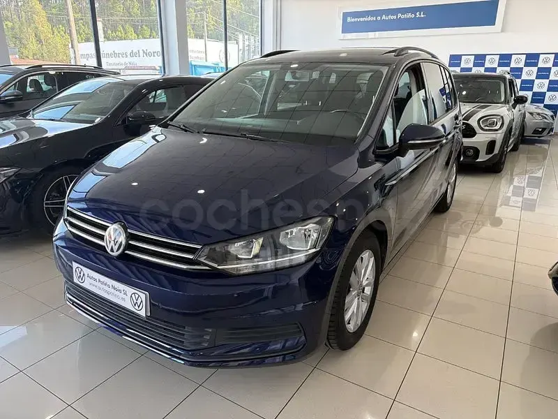 Usado VW Touran Advance 110 CV (80 kW) 2015 Azul Monovolumen