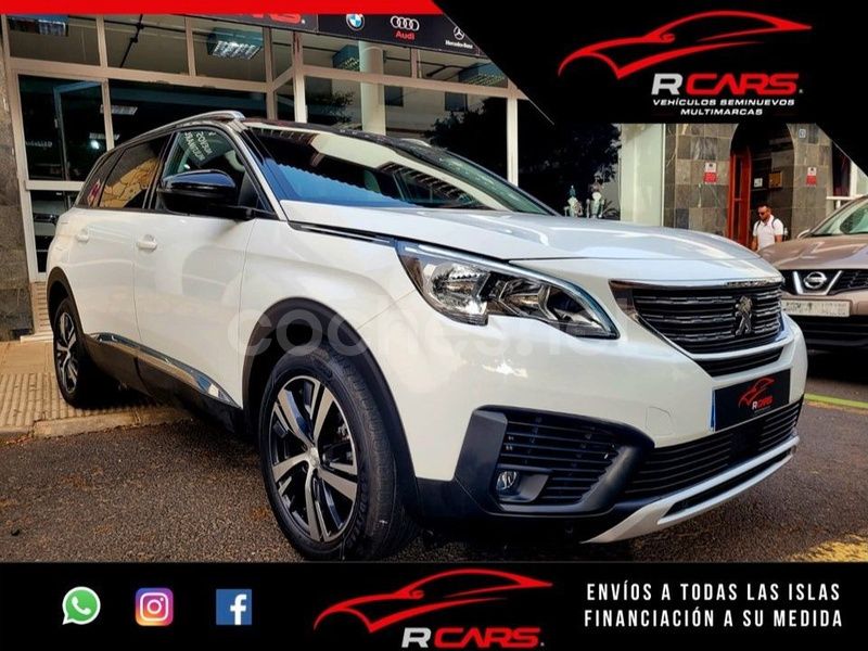 Blanco Usado 2019 Peugeot 5008 Allure Monovolumen | 18.990 € (Precio justo) - Imagen 1/4