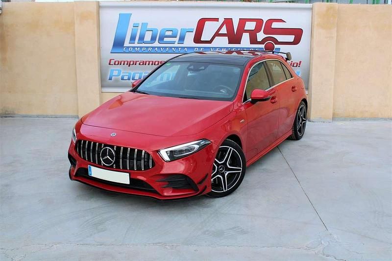 Usado Mercedes A35 AMG AMG 306 CV (225 kW) 2019 Rojo Utilitario