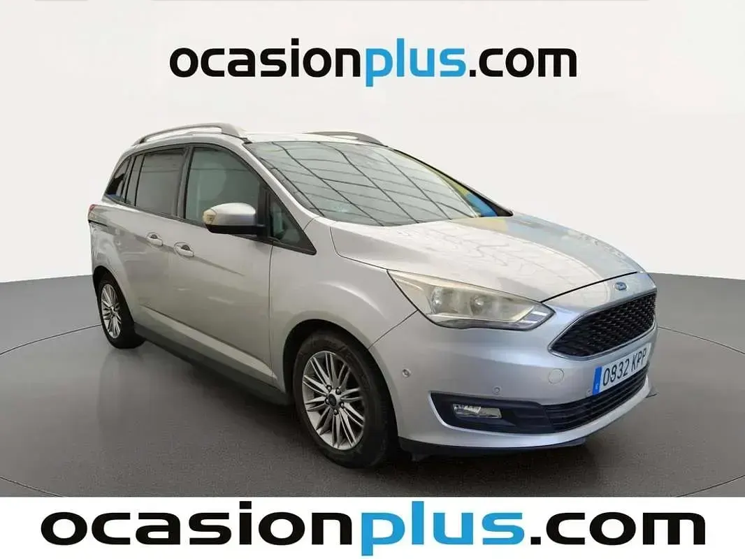 Usado Ford Grand C-Max Trend+ 125 CV (91 kW) 2018 Gris Monovolumen