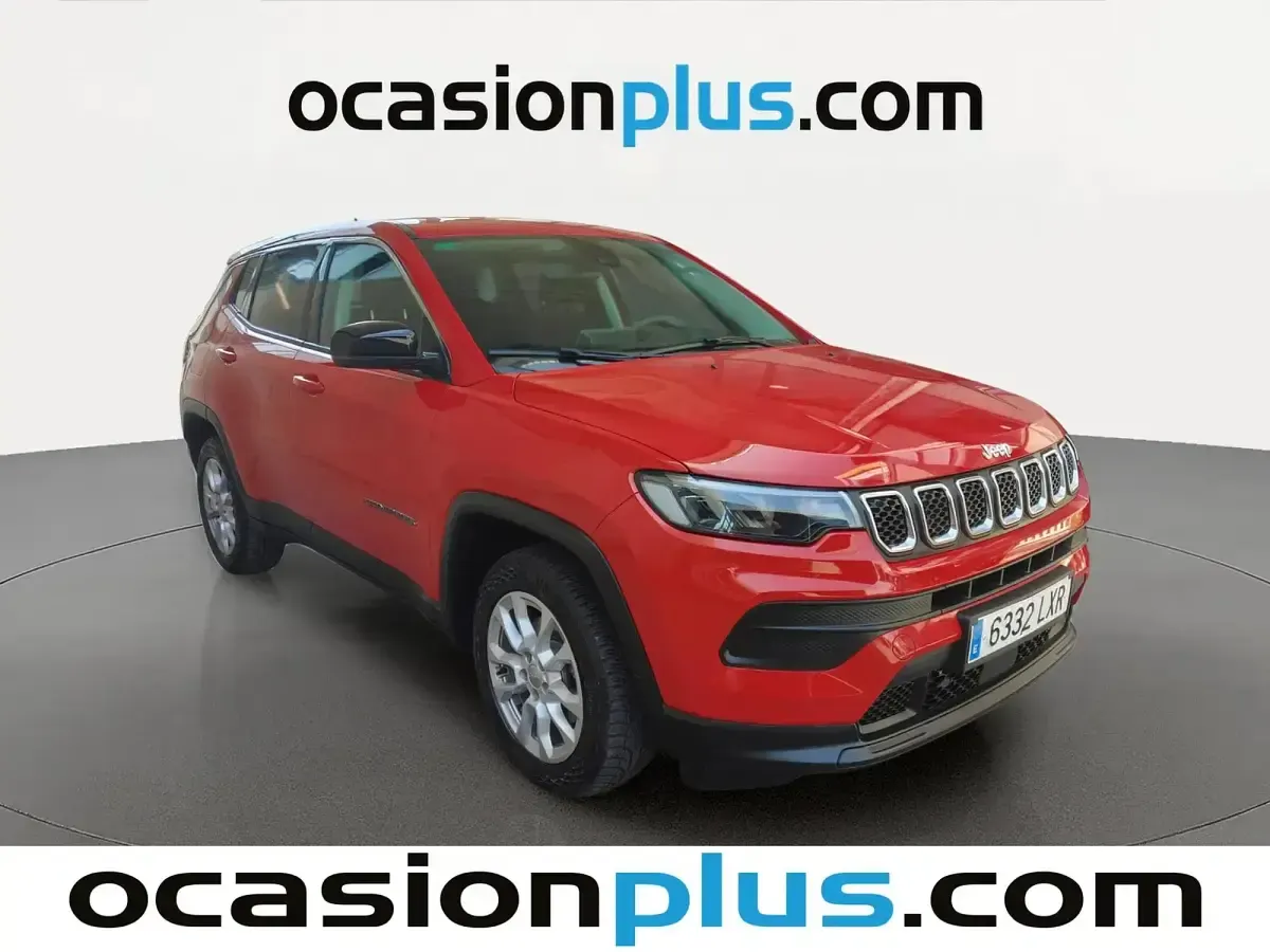 Usado Jeep Compass Longitude 130 CV (95 kW) 2022 Rojo SUV