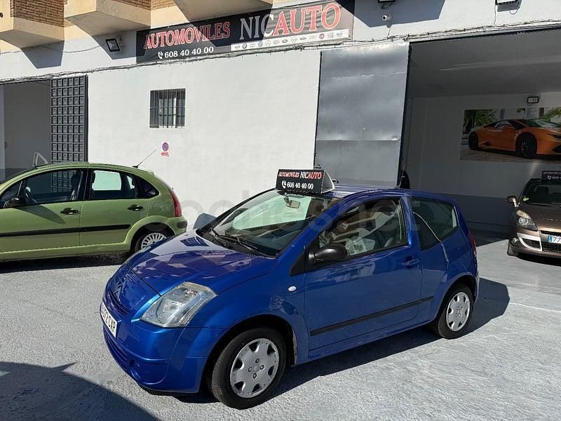 Usado Citroën C2 61 CV (44 kW) 2004 Azul Utilitario