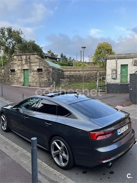 Usado Audi A5 Sportback S-Line 252 CV (185 kW) 2017 Gris / plata Utilitario