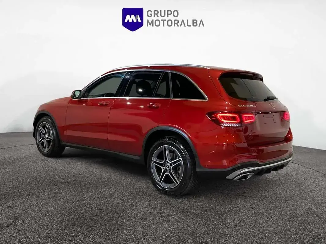 Usado Mercedes GLC220 194 CV (142 kW) 2021 Rojo SUV