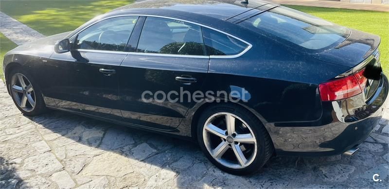 Usado Audi A5 Sportback S-Line 240 CV (176 kW) 2010 Negro Utilitario