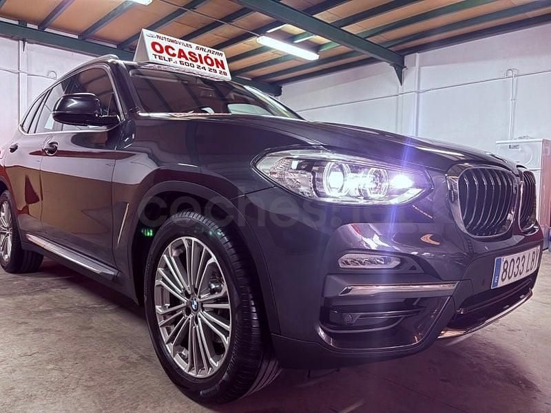 Usado BMW X3 Luxury Line 190 CV (139 kW) 2019 Gris / plata SUV