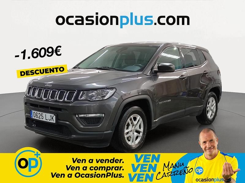 Usado Jeep Compass Sport 120 CV (88 kW) 2020 Gris SUV