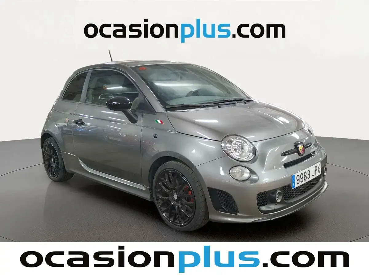 Usado Abarth 500 140 CV (102 kW) 2016 Gris Utilitario