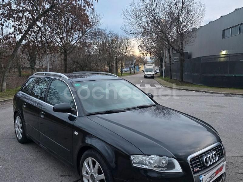 Usado Audi A4 S-Line 140 CV (102 kW) 2007 Negro Familiar
