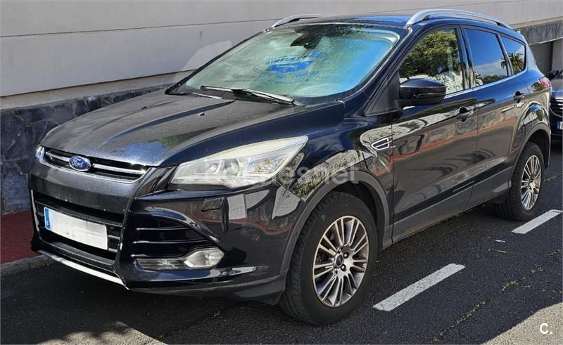 Negro Usado 2013 Ford Kuga Titanium SUV | 7200 € (Buen precio) - Imagen 1/4