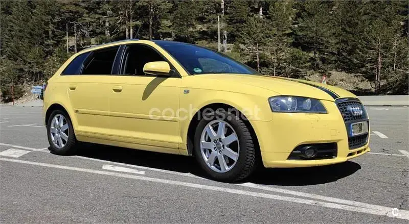 Usado Audi A3 Ambiente 170 CV (125 kW) 2007 Amarillo Utilitario