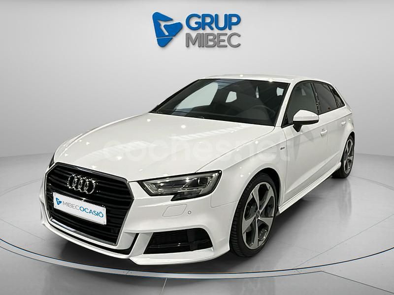 Blanco Usado 2018 Audi A3 Sportback S-Line Berlina | 20.950 € (Precio justo) - Imagen 1/4