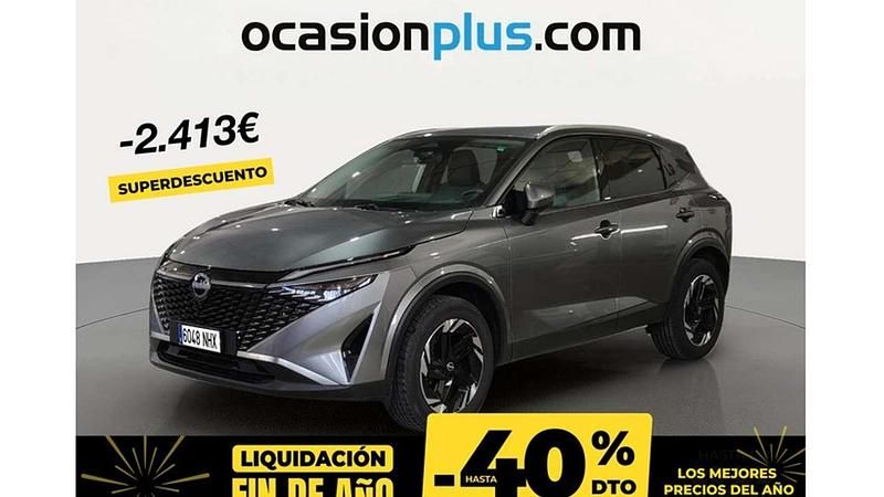 Gris Usado 2025 Nissan Qashqai N-Connecta SUV | 24.082 € (Buen precio) - Imagen 1/4
