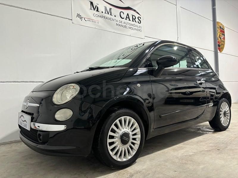 Usado Fiat 500 Lounge 69 CV (50 kW) 2012 Negro Berlina