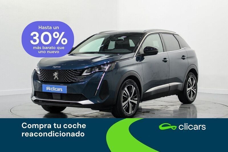 Azul Usado 2023 Peugeot 3008 GT SUV | 26.990 € (Precio justo) - Imagen 1/4