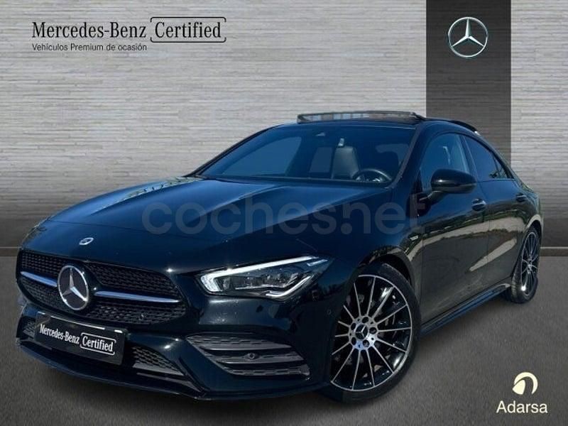 Usado Mercedes CLA200 163 CV (119 kW) 2021 Negro noche Berlina