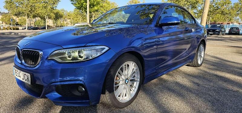 Azul Usado 2015 BMW 218 Sport Line Coupe | 12.500 € (Buen precio) - Imagen 1/4