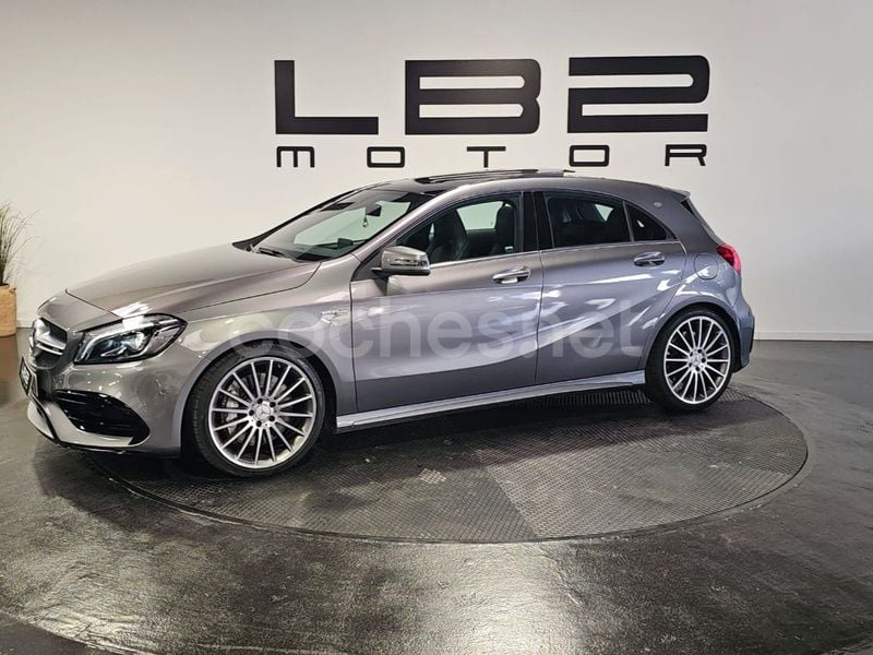 Gris / plata Usado 2016 Mercedes A45 AMG Berlina | 29.999 € (Precio justo) - Imagen 1/4